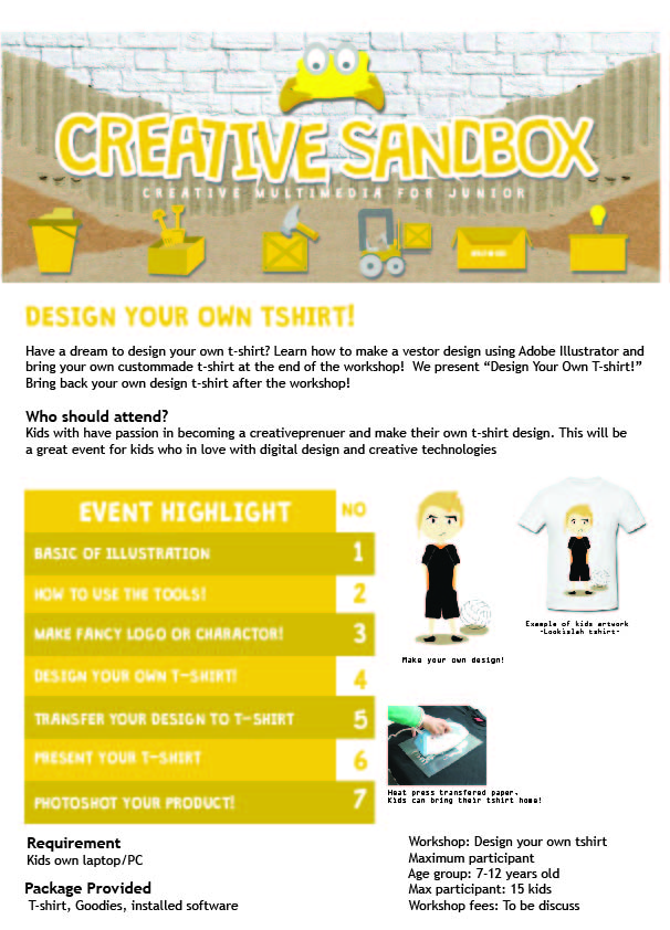 Design your own t-shirt project image